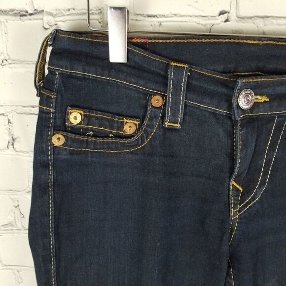 TRUE RELIGION | Casey dark wash skinny jeans - Picture 3 of 9